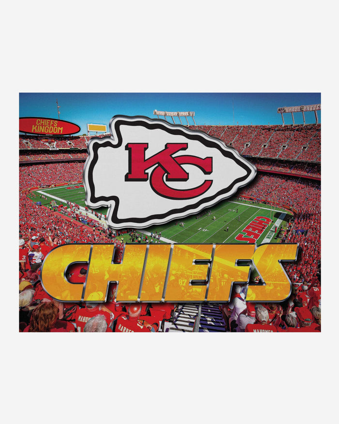 Kansas City Chiefs Canvas Wall Sign FOCO - FOCO.com