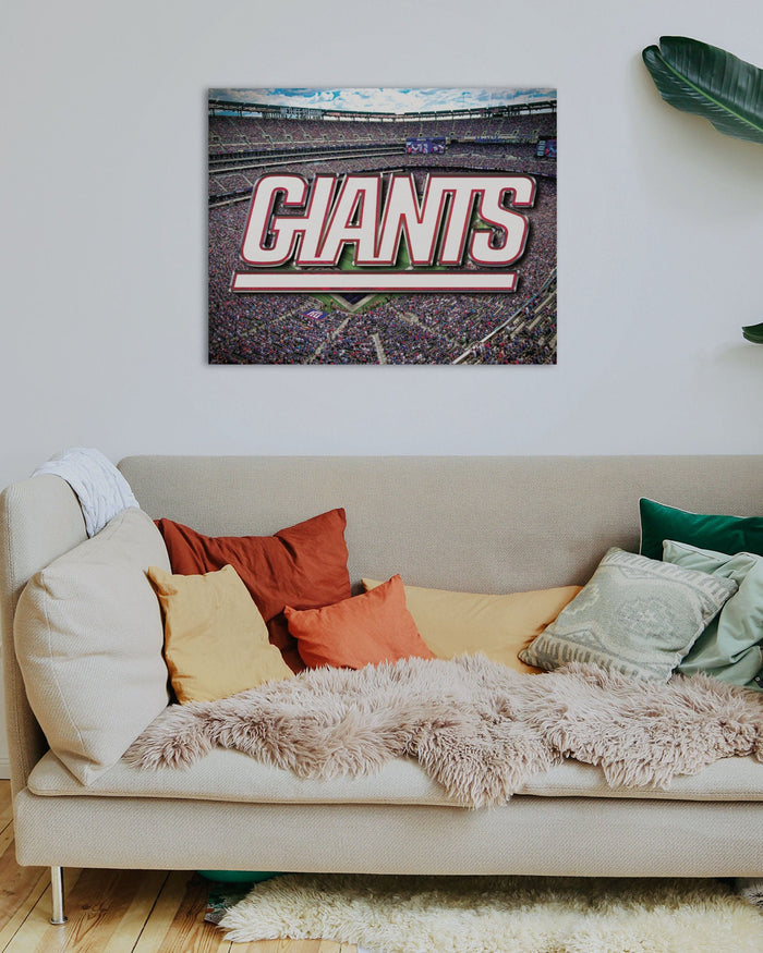 New York Giants Canvas Wall Sign FOCO - FOCO.com