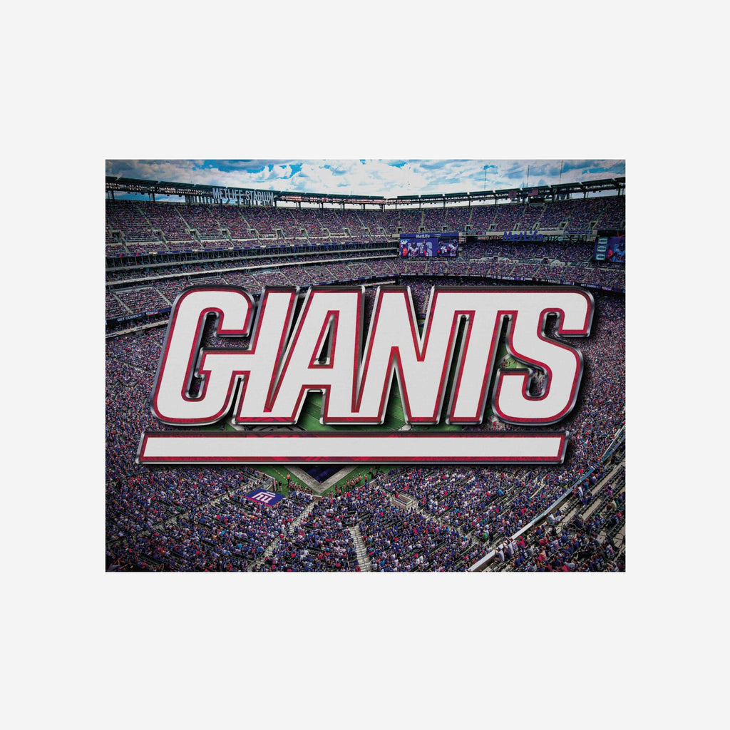 New York Giants Canvas Wall Sign FOCO - FOCO.com