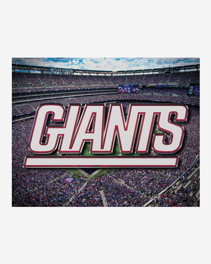 New York Giants Canvas Wall Sign FOCO - FOCO.com