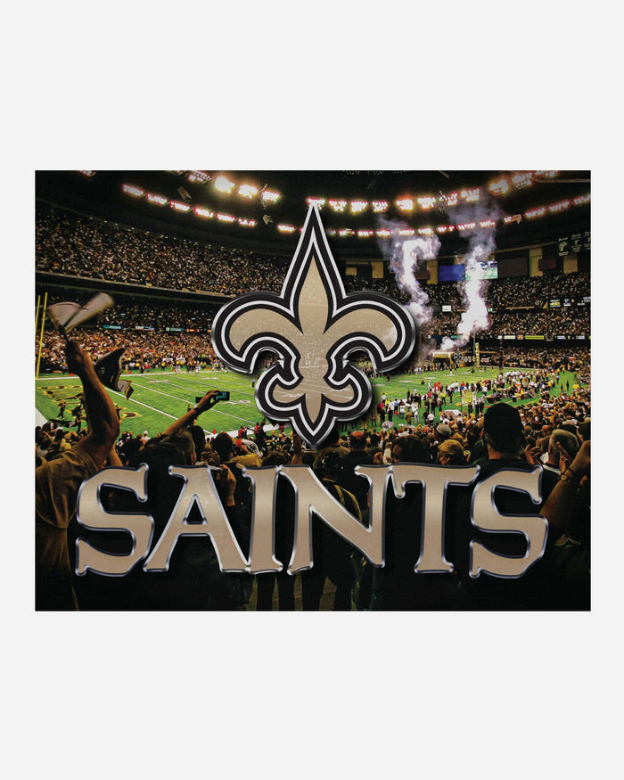 New Orleans Saints Canvas Wall Sign FOCO - FOCO.com