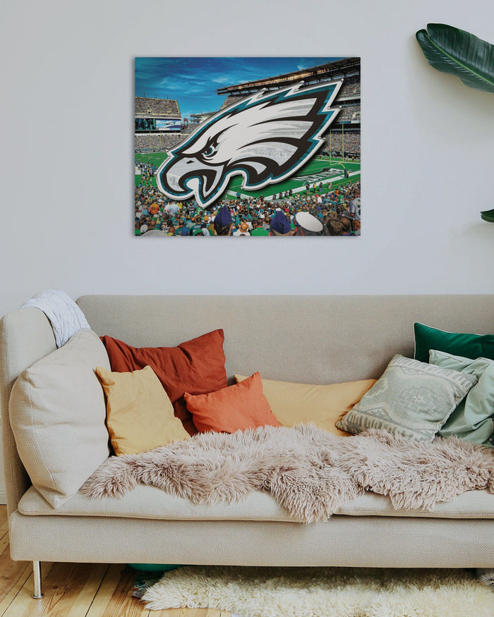 Philadelphia Eagles Canvas Wall Sign FOCO - FOCO.com