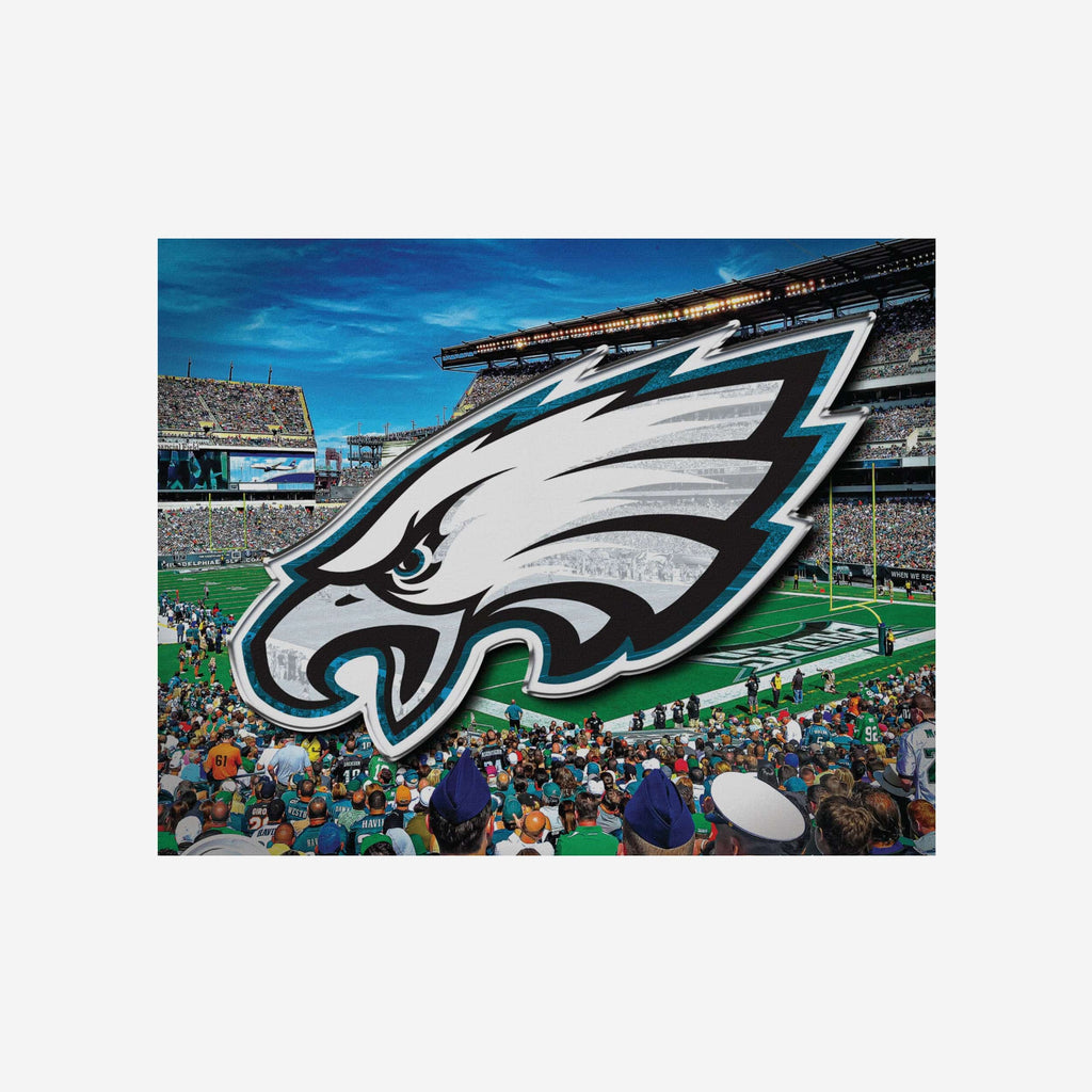 Philadelphia Eagles Canvas Wall Sign FOCO - FOCO.com