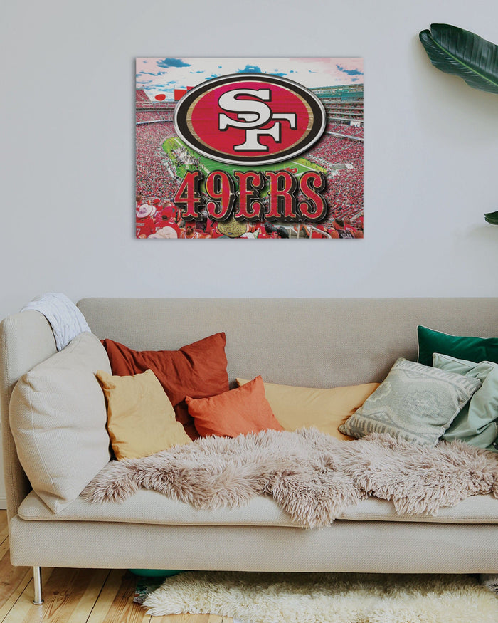 San Francisco 49Ers Canvas Wall Sign FOCO - FOCO.com