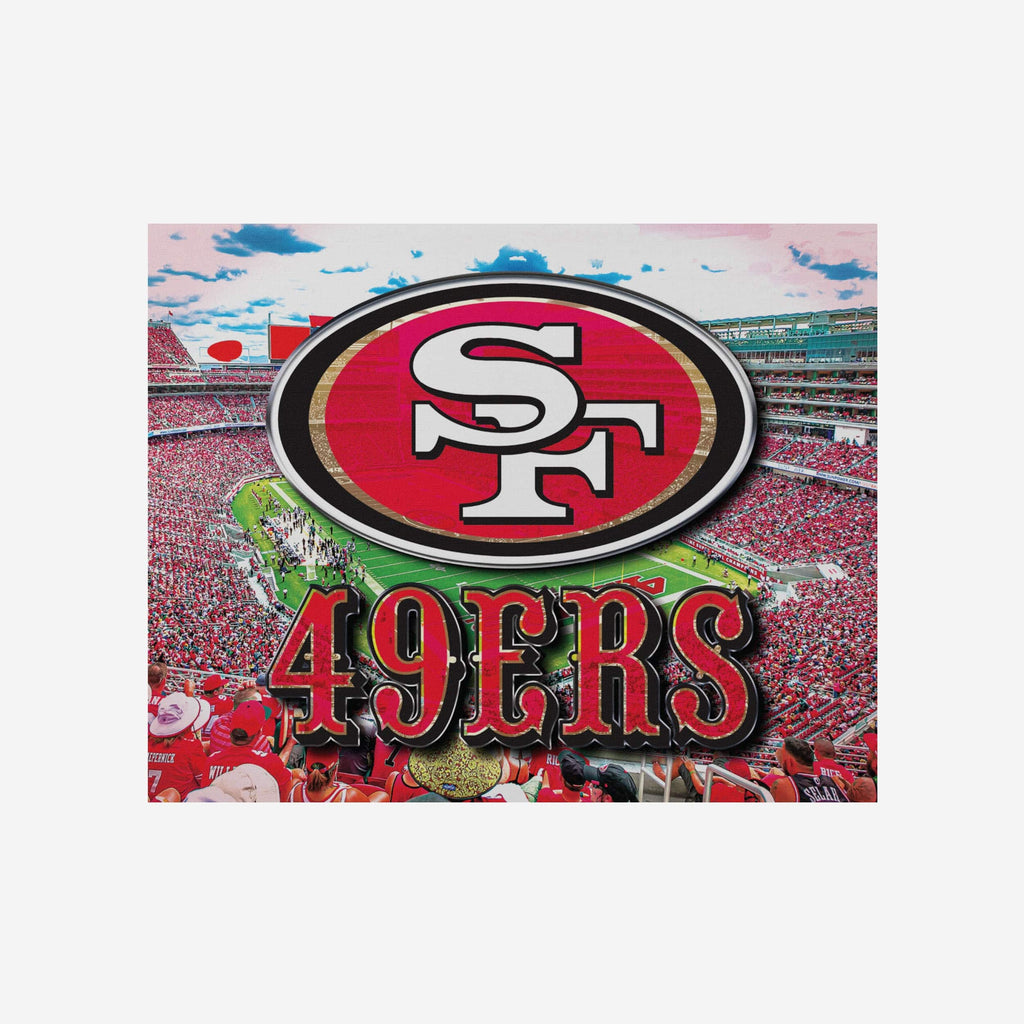 San Francisco 49Ers Canvas Wall Sign FOCO - FOCO.com