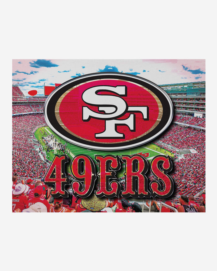 San Francisco 49Ers Canvas Wall Sign FOCO - FOCO.com