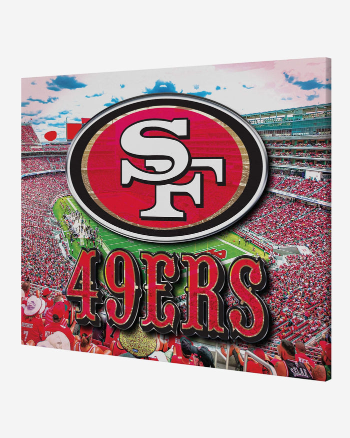 San Francisco 49Ers Canvas Wall Sign FOCO - FOCO.com