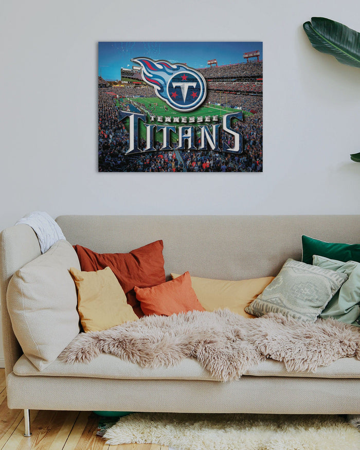 Tennessee Titans Canvas Wall Sign FOCO - FOCO.com