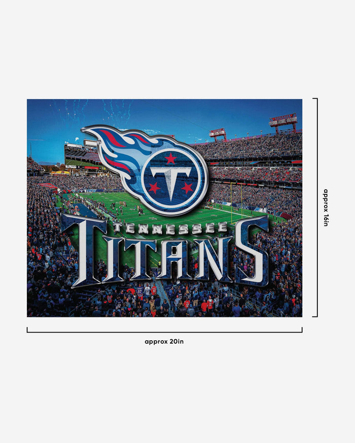 Tennessee Titans Canvas Wall Sign FOCO - FOCO.com