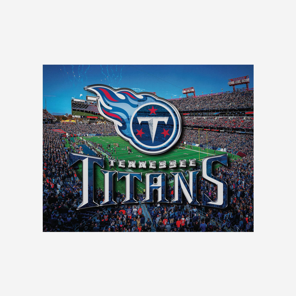 Tennessee Titans Canvas Wall Sign FOCO - FOCO.com