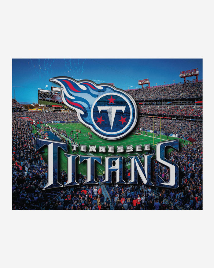 Tennessee Titans Canvas Wall Sign FOCO - FOCO.com