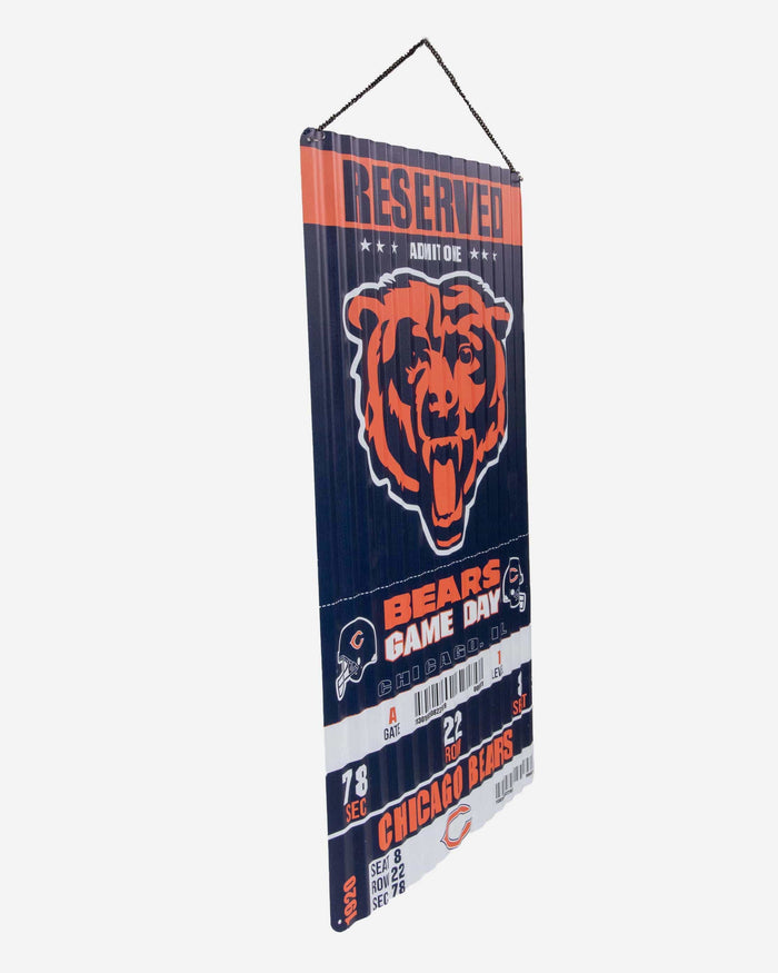 Chicago Bears Corrugated Metal Wall Sign FOCO - FOCO.com