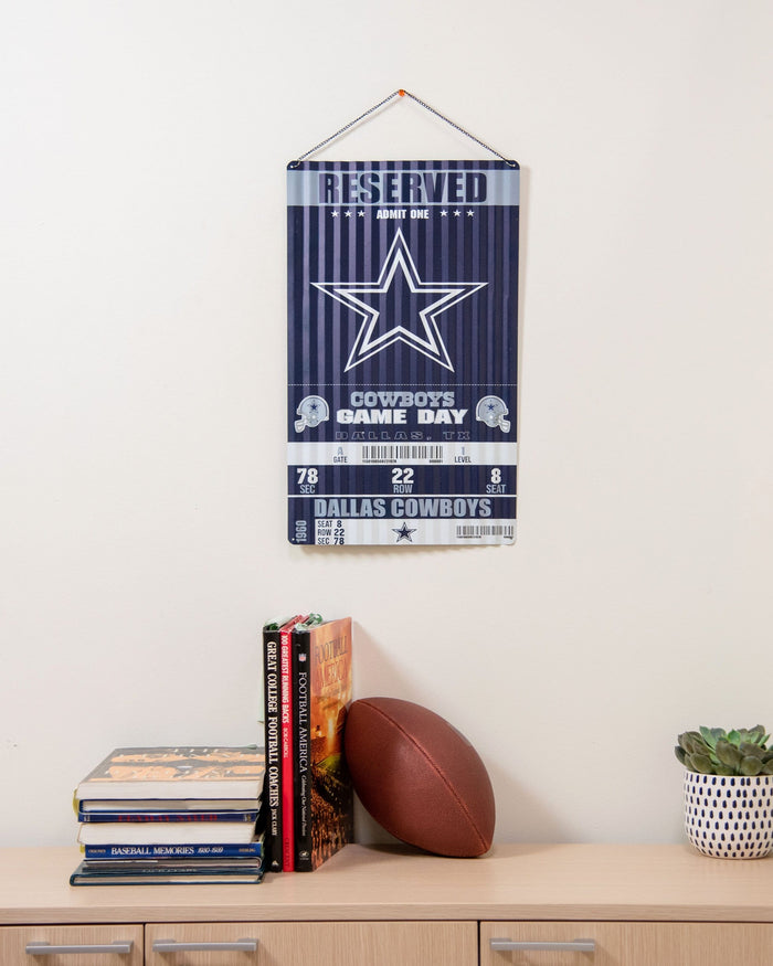 Dallas Cowboys Corrugated Metal Wall Sign FOCO - FOCO.com