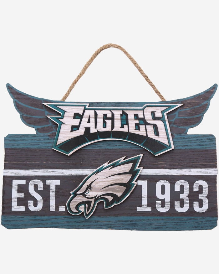 Philadelphia Eagles Wooden Die Cut Sign FOCO - FOCO.com