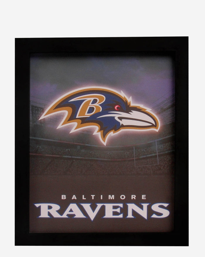 Baltimore Ravens Glow Wall Sign FOCO - FOCO.com