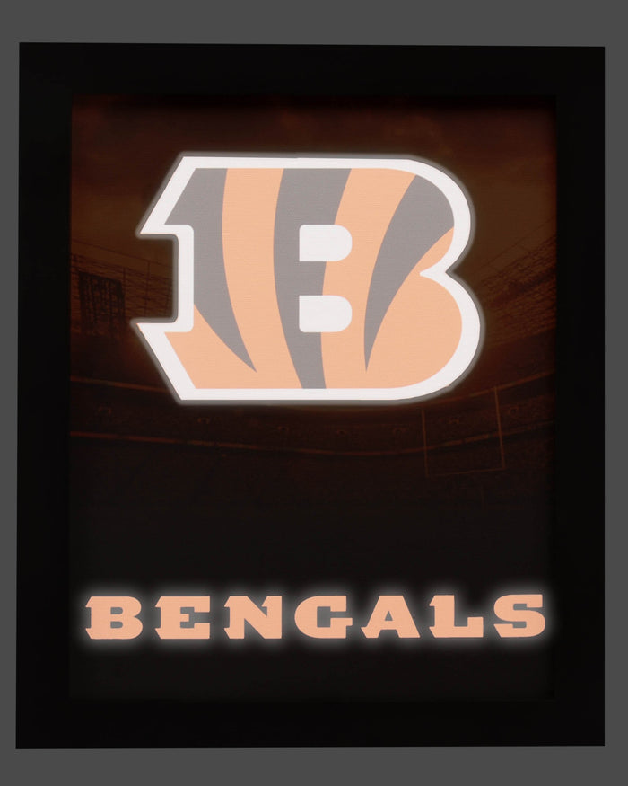 Cincinnati Bengals Glow Wall Sign FOCO - FOCO.com