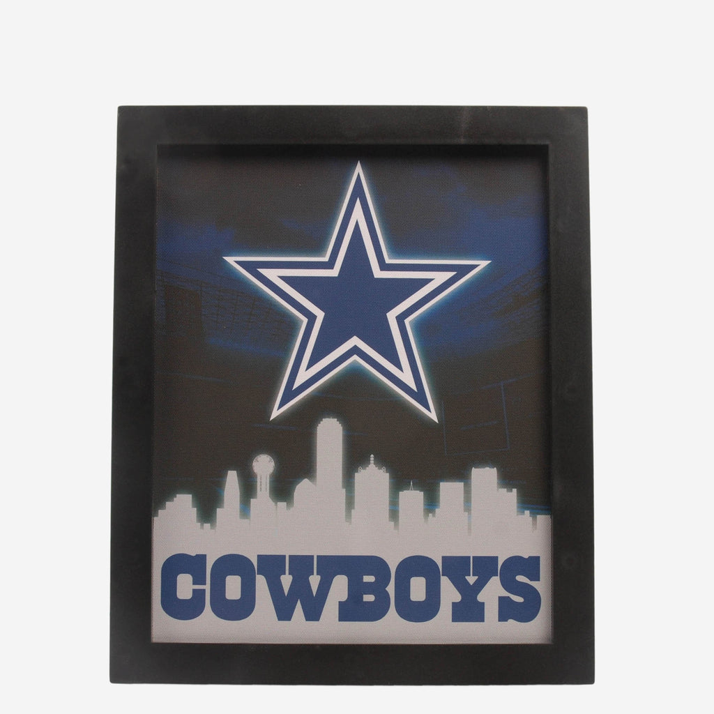 Dallas Cowboys Glow Wall Sign FOCO - FOCO.com