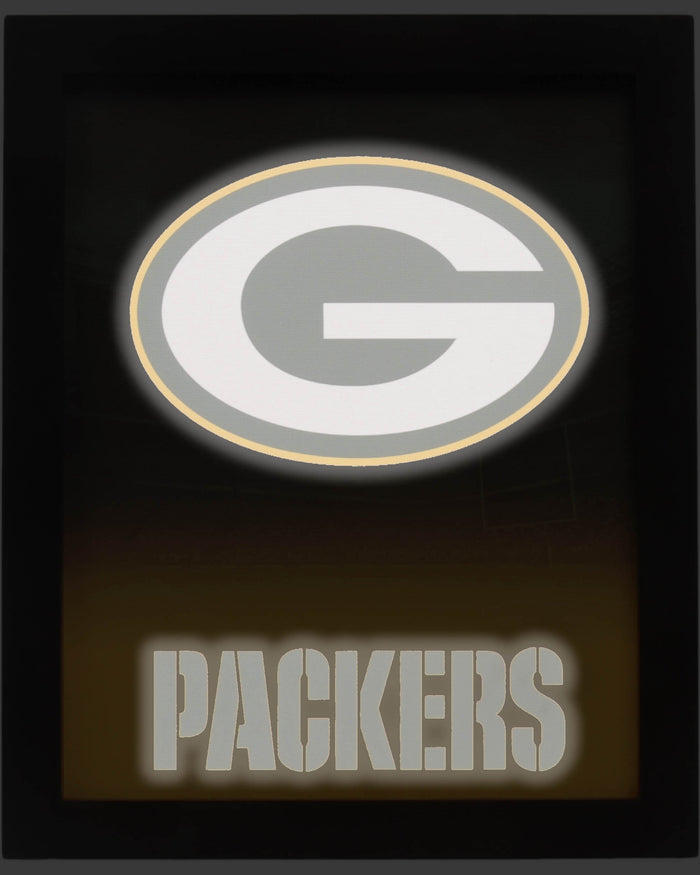 Green Bay Packers Glow Wall Sign FOCO - FOCO.com