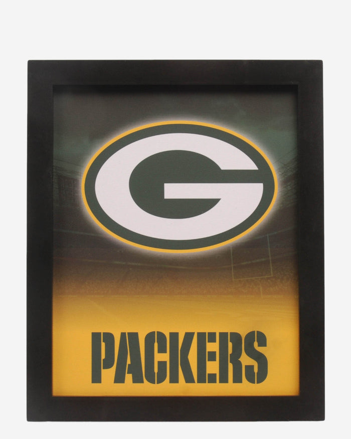 Green Bay Packers Glow Wall Sign FOCO - FOCO.com