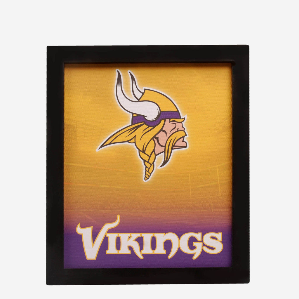 Minnesota Vikings Glow Wall Sign FOCO - FOCO.com