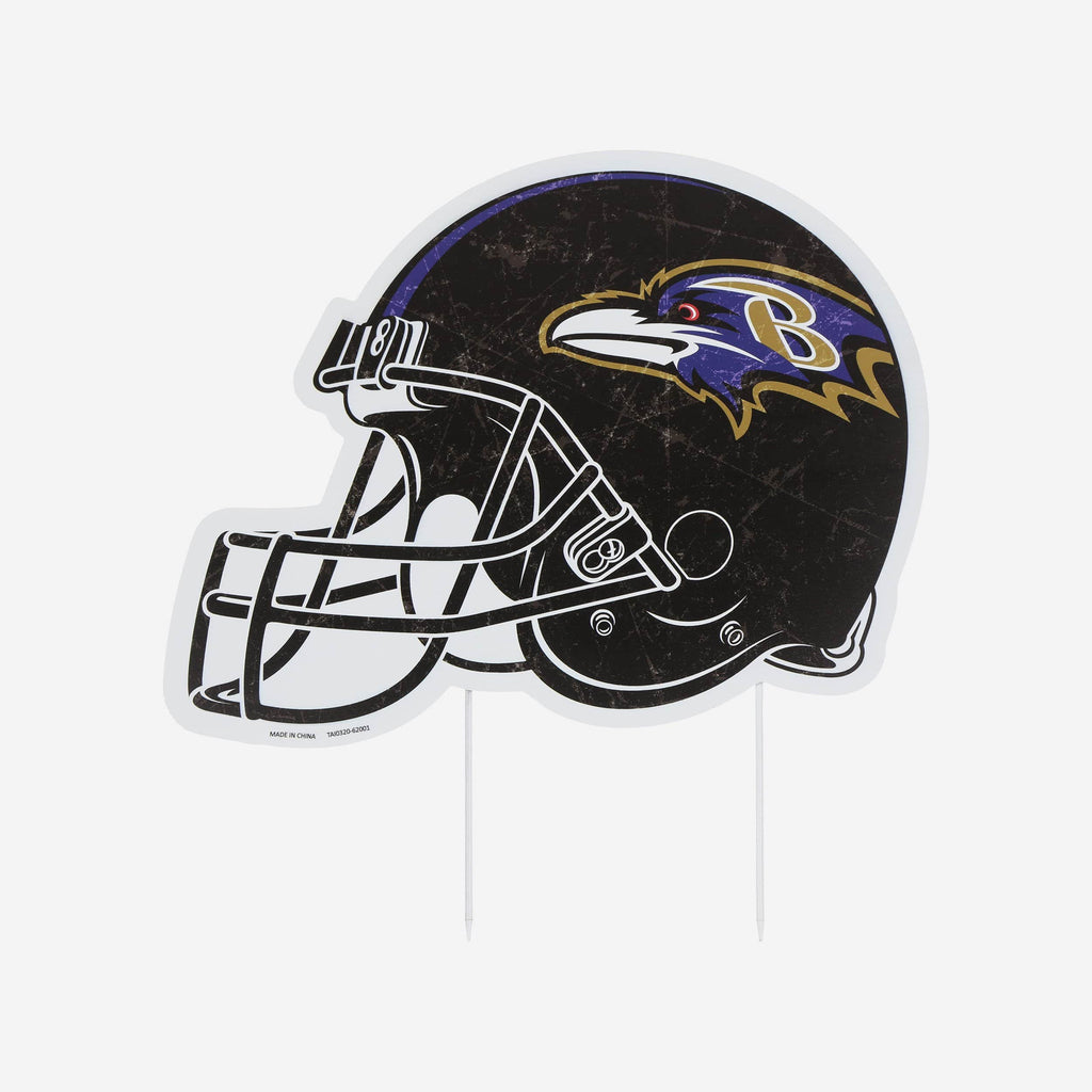 Baltimore Ravens Home Field Stake Helmet Sign FOCO - FOCO.com