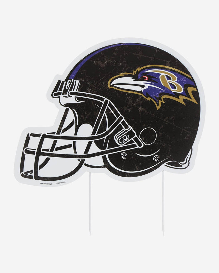 Baltimore Ravens Home Field Stake Helmet Sign FOCO - FOCO.com