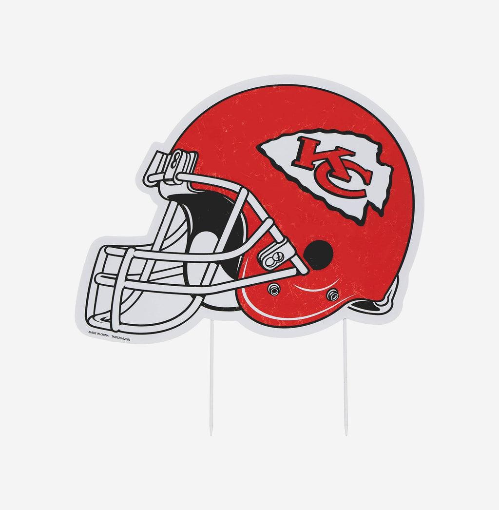 Kansas City Chiefs Home Field Stake Helmet Sign FOCO - FOCO.com