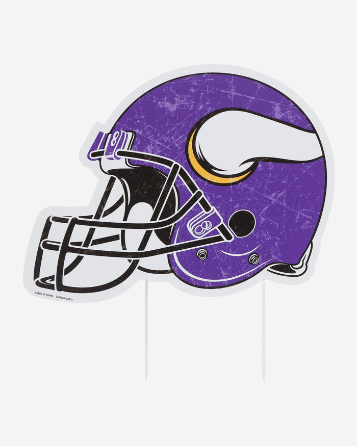 Minnesota Vikings Home Field Stake Helmet Sign FOCO - FOCO.com