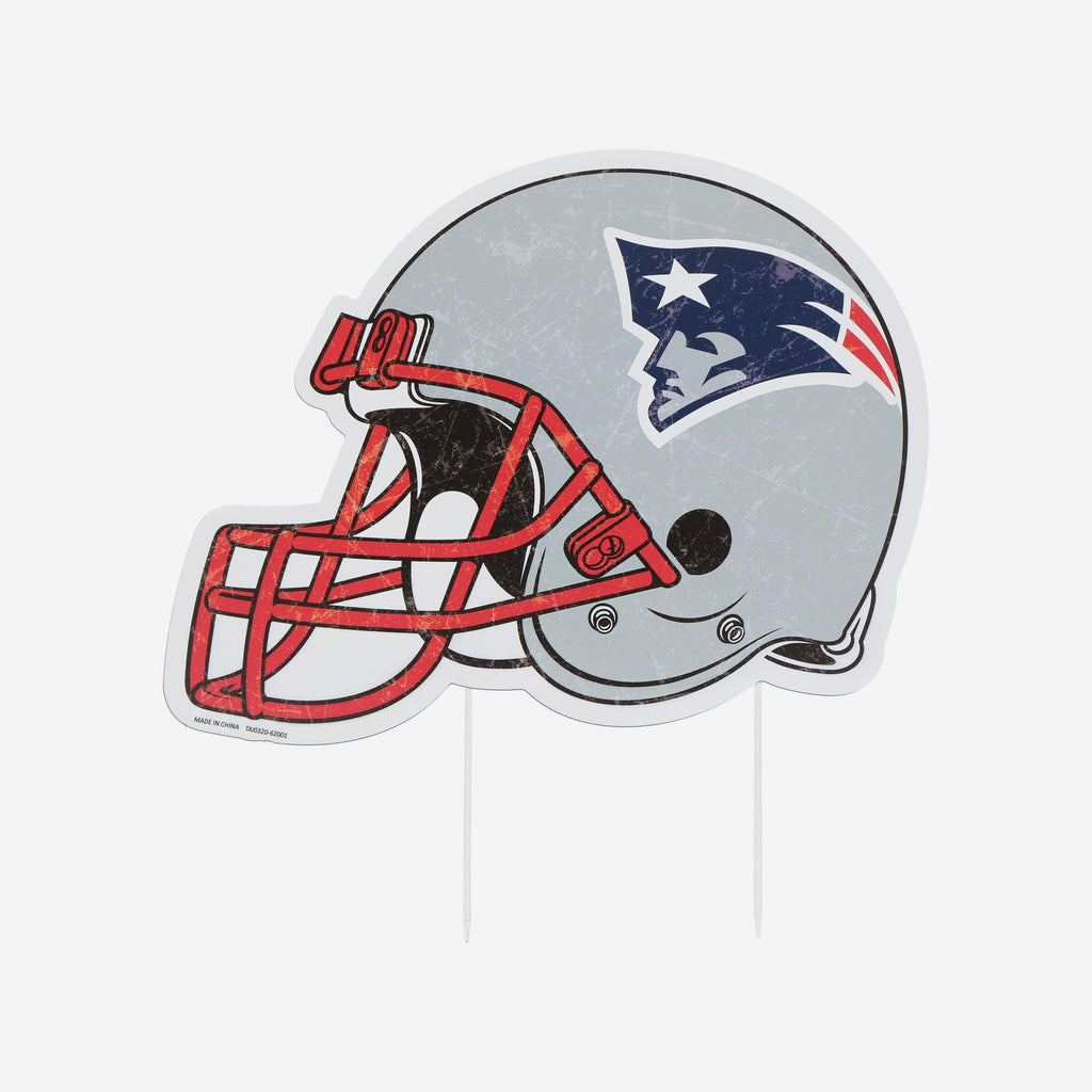 New England Patriots Home Field Stake Helmet Sign FOCO - FOCO.com