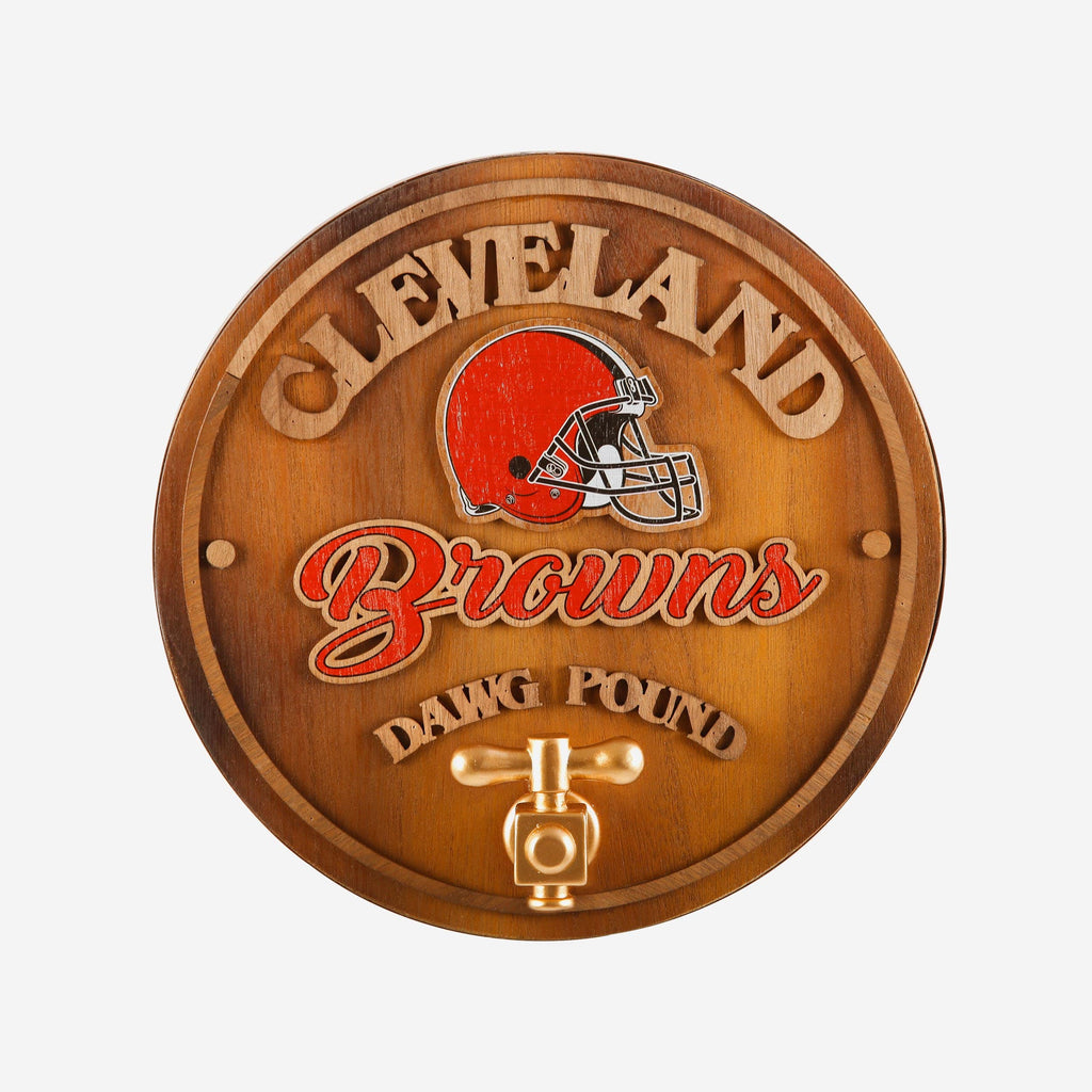 Cleveland Browns Keg Tap Sign FOCO - FOCO.com