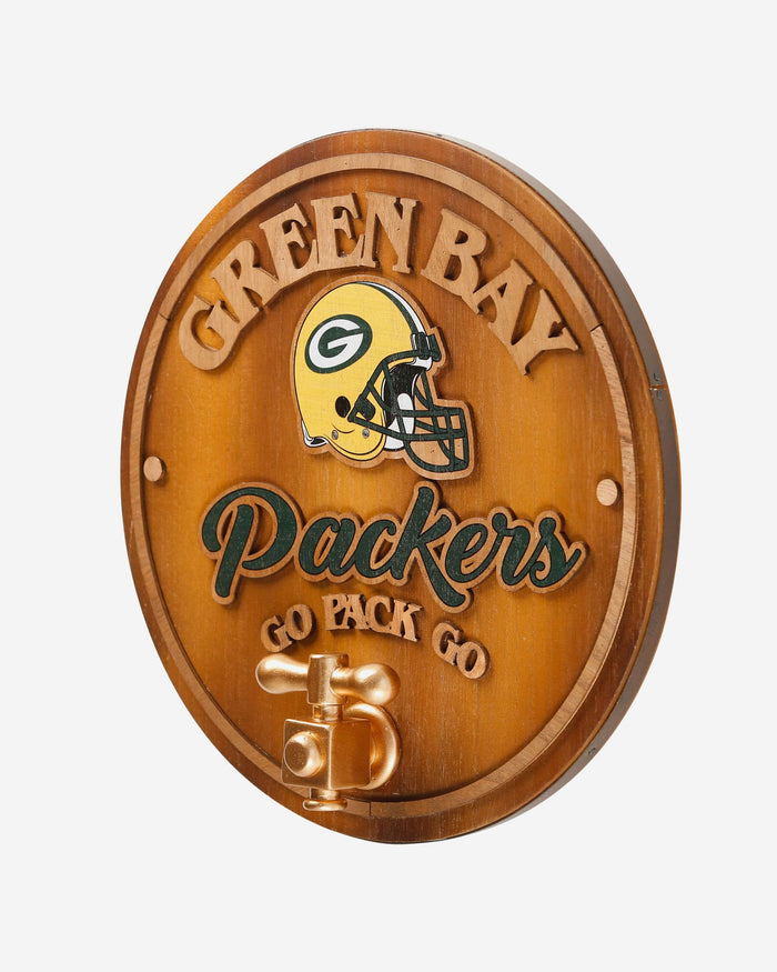 Green Bay Packers Keg Tap Sign FOCO - FOCO.com