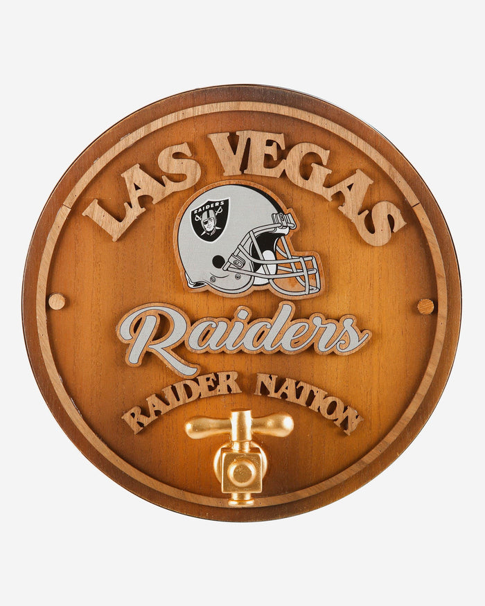 Las Vegas Raiders Keg Tap Sign FOCO - FOCO.com