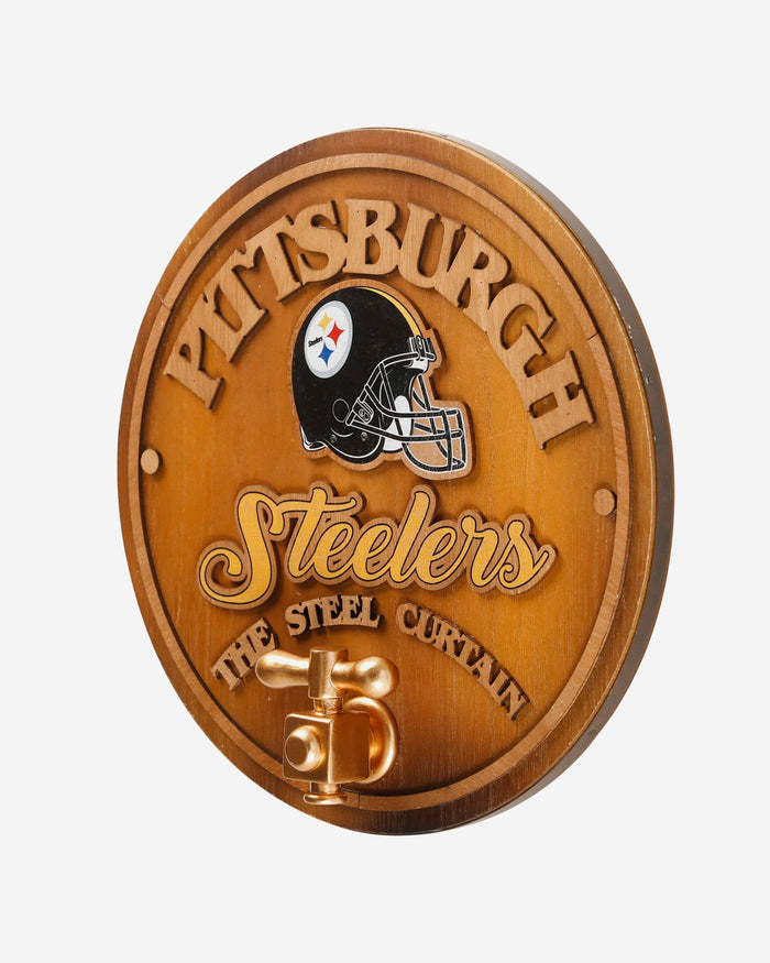 Pittsburgh Steelers Keg Tap Sign FOCO - FOCO.com