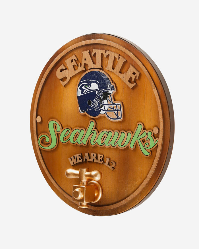 Seattle Seahawks Keg Tap Sign FOCO - FOCO.com