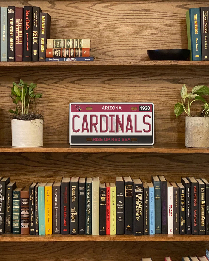 Arizona Cardinals License Plate Wall Sign FOCO - FOCO.com