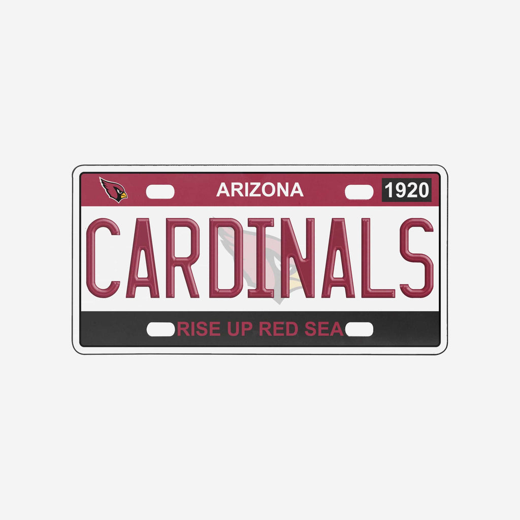 Arizona Cardinals License Plate Wall Sign FOCO - FOCO.com