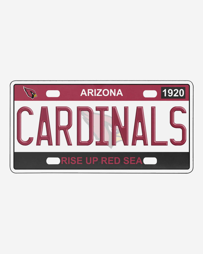 Arizona Cardinals License Plate Wall Sign FOCO - FOCO.com