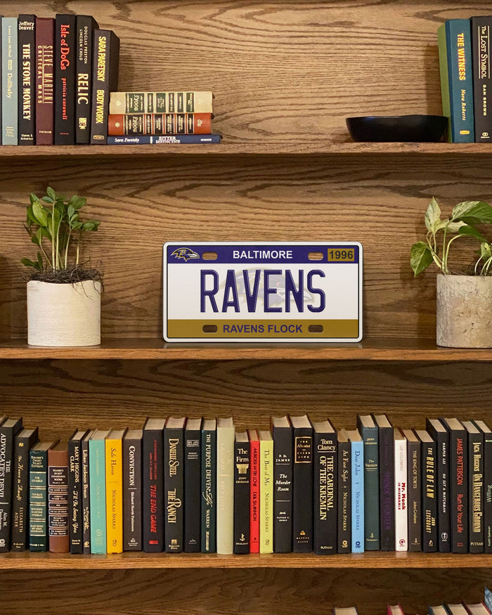 Baltimore Ravens License Plate Wall Sign FOCO - FOCO.com