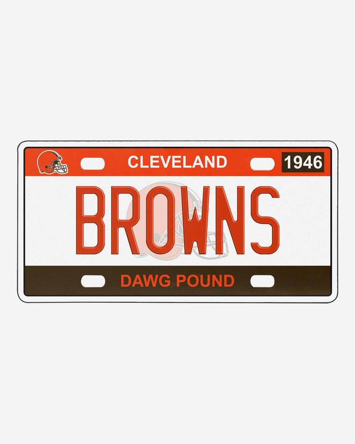 Cleveland Browns License Plate Wall Sign FOCO - FOCO.com