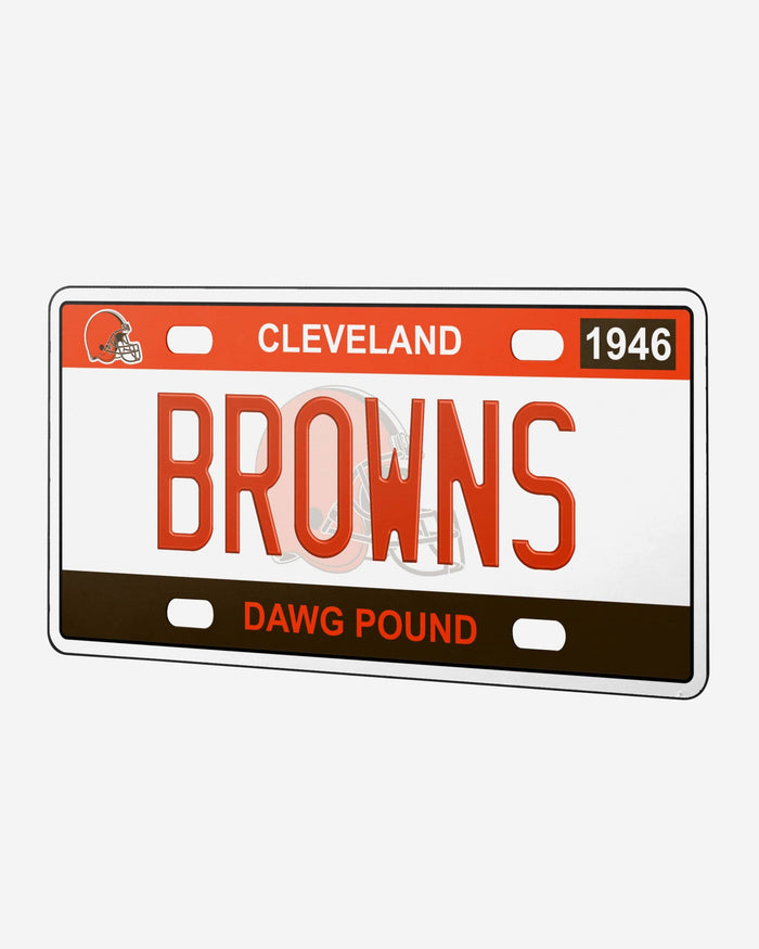 Cleveland Browns License Plate Wall Sign FOCO - FOCO.com