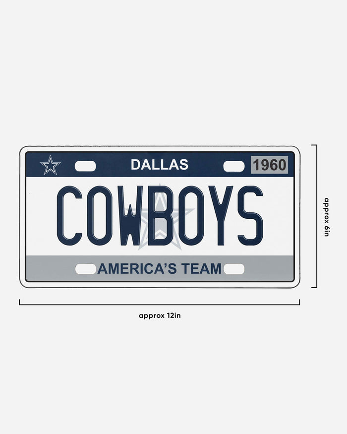 Dallas Cowboys License Plate Wall Sign FOCO - FOCO.com