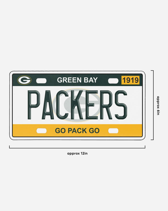 Green Bay Packers License Plate Wall Sign FOCO - FOCO.com