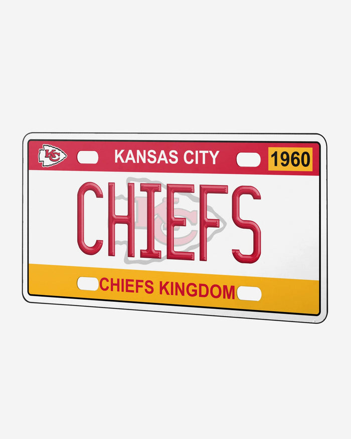 Kansas City Chiefs License Plate Wall Sign FOCO - FOCO.com