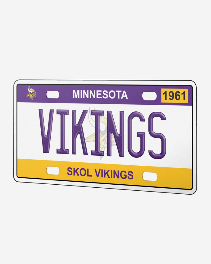 Minnesota Vikings License Plate Wall Sign FOCO - FOCO.com