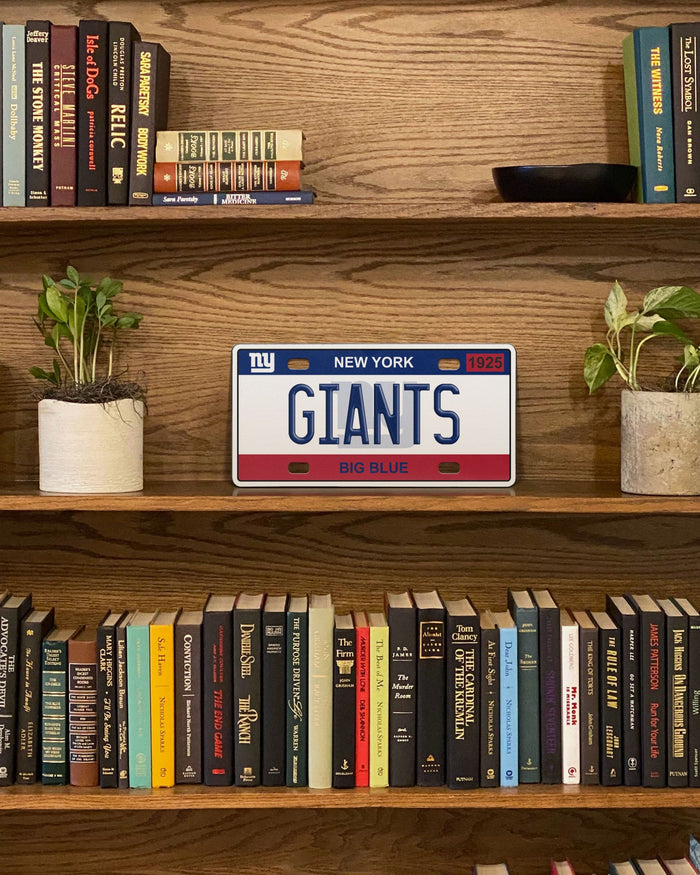 New York Giants License Plate Wall Sign FOCO - FOCO.com