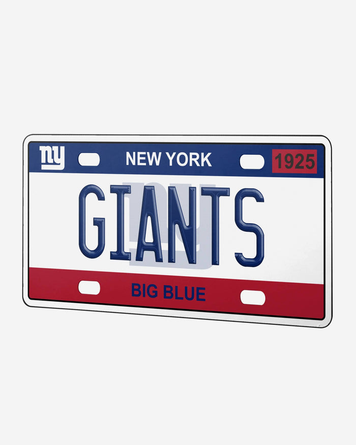 New York Giants License Plate Wall Sign FOCO - FOCO.com