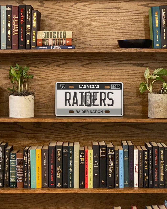 Las Vegas Raiders License Plate Wall Sign FOCO - FOCO.com