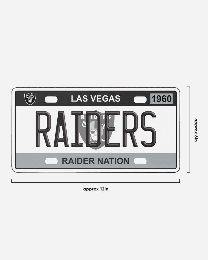 Las Vegas Raiders License Plate Wall Sign FOCO - FOCO.com