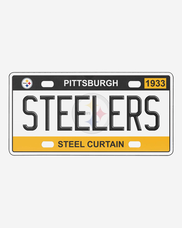 Pittsburgh Steelers License Plate Wall Sign FOCO - FOCO.com