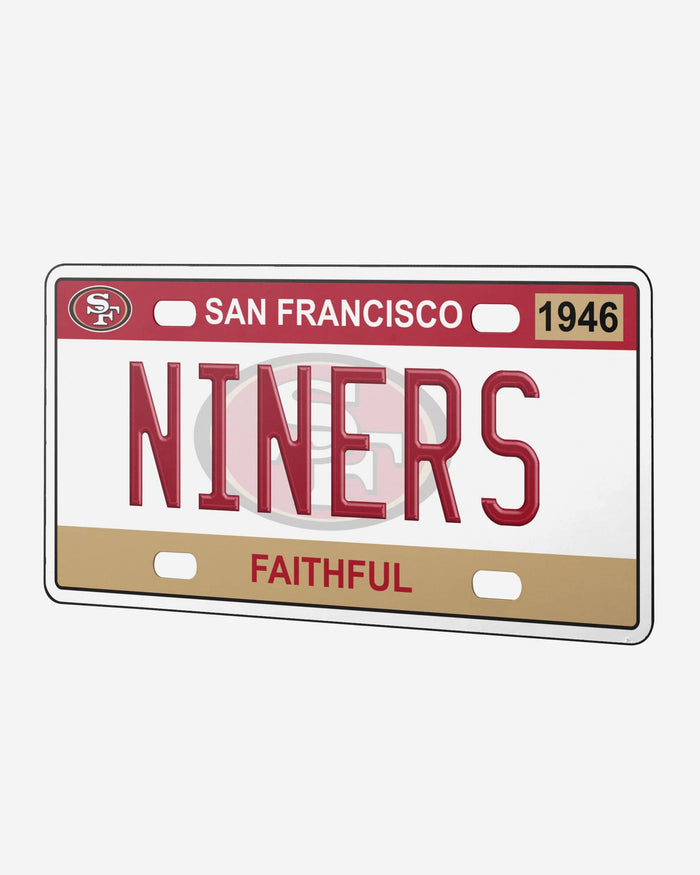 San Francisco 49ers License Plate Wall Sign FOCO - FOCO.com